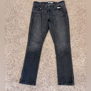 Levi skinny black jeans size 14